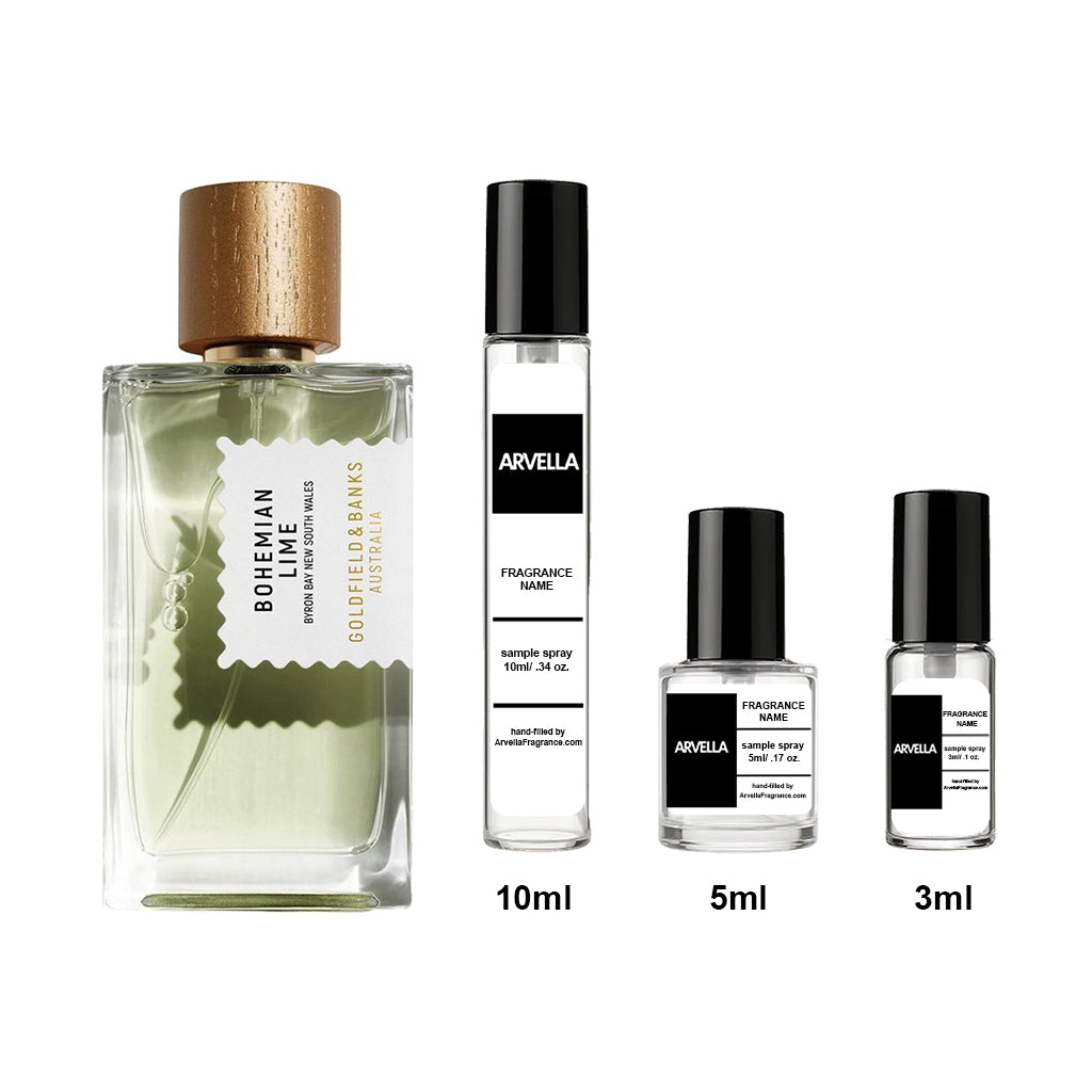 Goldfield & Banks Bohemian Lime Sample 3ml Spray - Arvella Fragrance